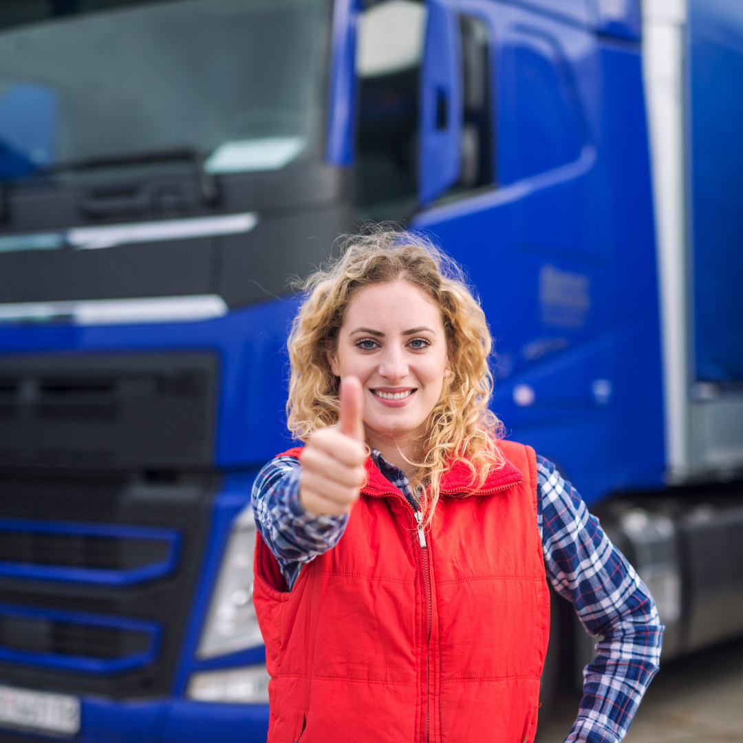 سائقة شاحنة مغربية للزواج