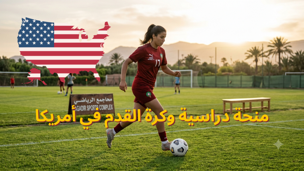 منحة دراسية وكرة القدم في أمريكا